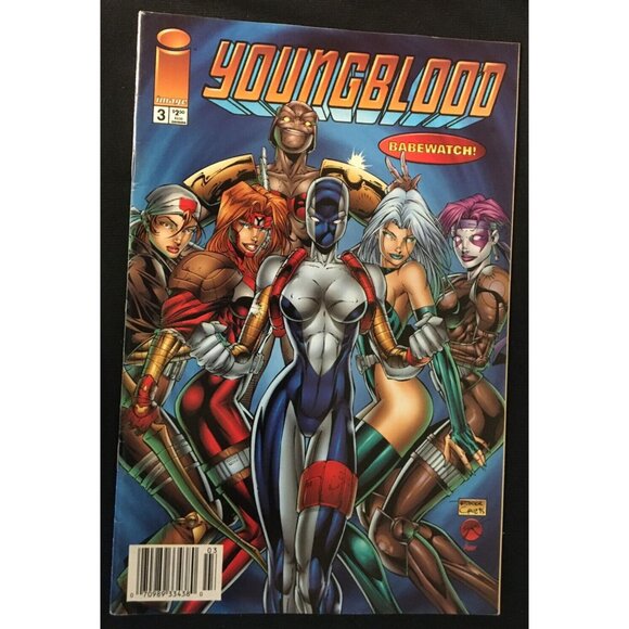 Youngblood Comic Book Mixed Lot of 8 with Alternate Cover Art Circa 1993-1995 - Picture 4 of 9
